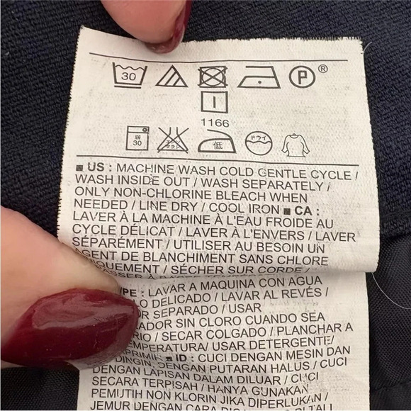 Old Navy Blue Pixie Mid Rise Pants Womens Size 2 (1101) - Picture 6 of 6